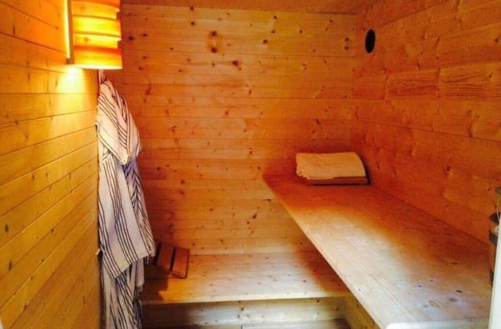 sauna Chalet nelle dolomiti
